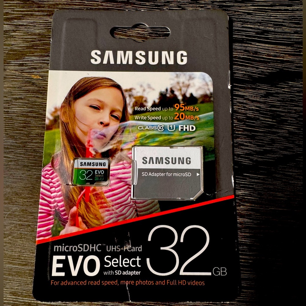 Samsung 32GB Micro EVO select View 2 4K HD SD card for Galaxy View WiFi tablet